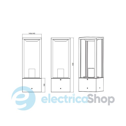 Вуличний світильник TRIO GARONNE 501860142