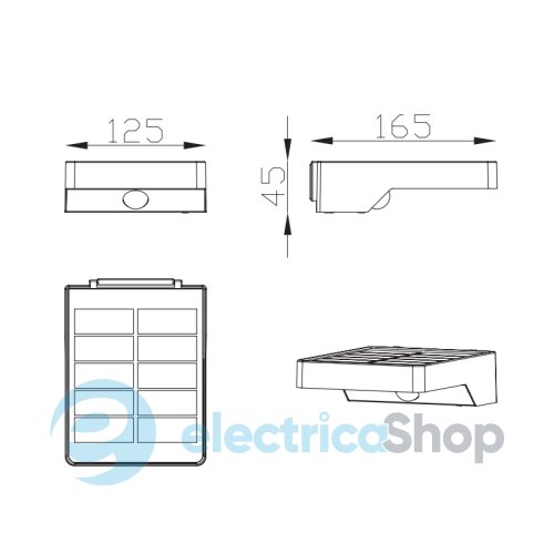 Уличный светильник TRIO FOMOSA R22281142 с датчиком движения