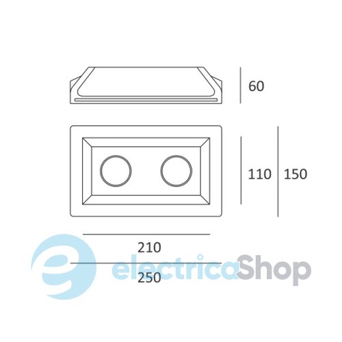 Врізний точковий світильник ImperiumLight Next 410225.01.01