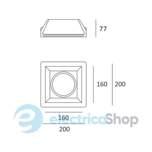 Врізний точковий світильник ImperiumLight Elliott 409120.01.01