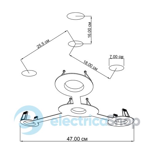 Врізний точковий світильник ImperiumLight Nerdy 386448.01.01