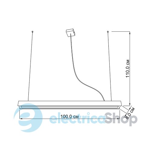 Підвісний світильник ImperiumLight Liberty 4041100.05.01