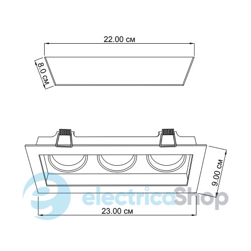 Вбудований точковий світильник ImperiumLight Point 260323.05.05