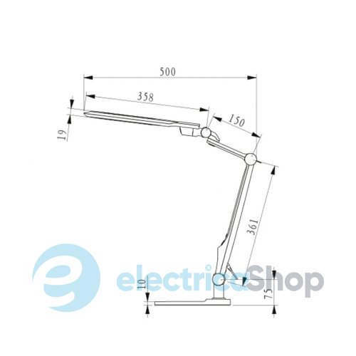 Настільна лампа Horoz 049 010 0010 LED EBRU 10W white