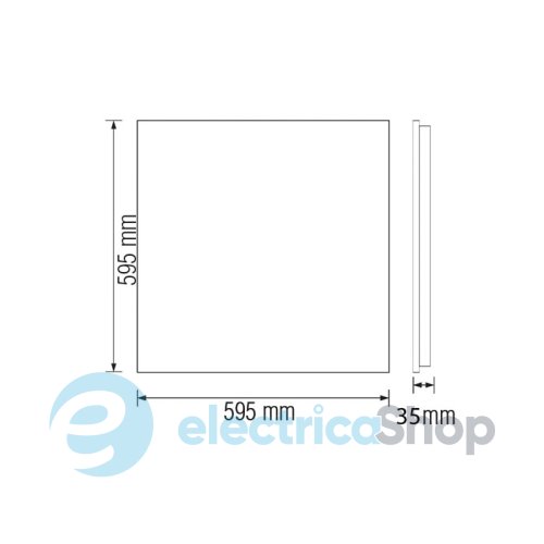 Светодиодная панель Horoz PLAZMA 056-010-0045 LED 4200K