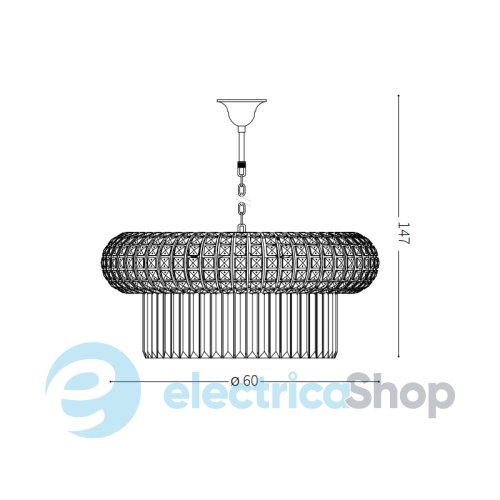 Люстра Ideal Lux 237794 NABUCCO SP12