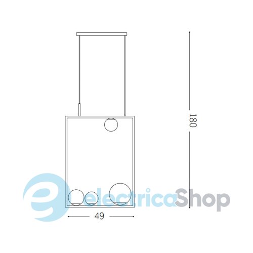 Подвесной светильник Ideal Lux CULTO SP4 225135