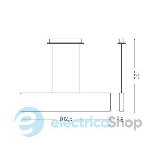 Подвесной светильник Ideal Lux DESK SP1 138237
