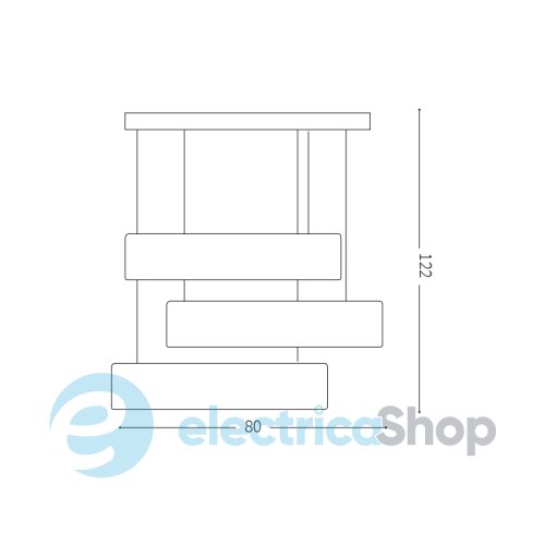 Подвесной светильник Ideal Lux DESK SP3 231211