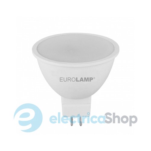 Точкова світлодіодна лампа Eurolamp ЕКО серія "P" MR16 7W GU5.3 4000K LED-SMD-07534(P)