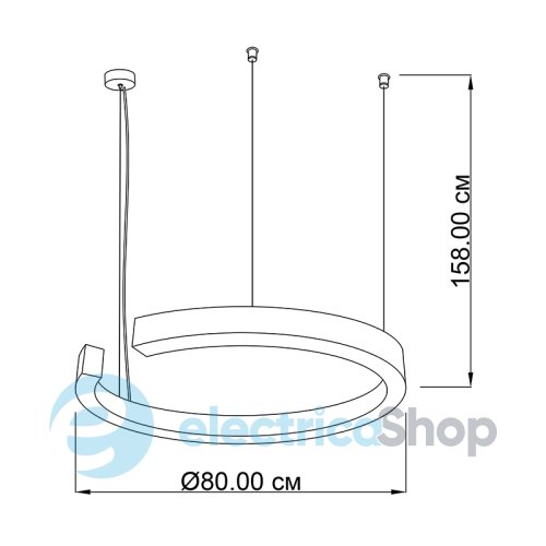 Подвесной светильник ImperiumLight Sigma 393180.05.93