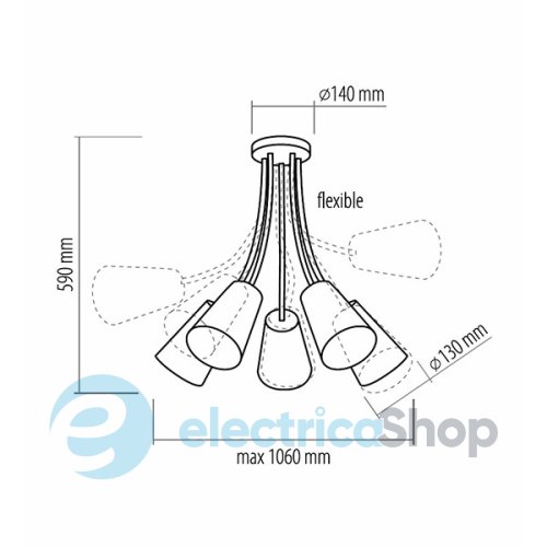 Люстра TK-Lighting WIRE KIDS 1712
