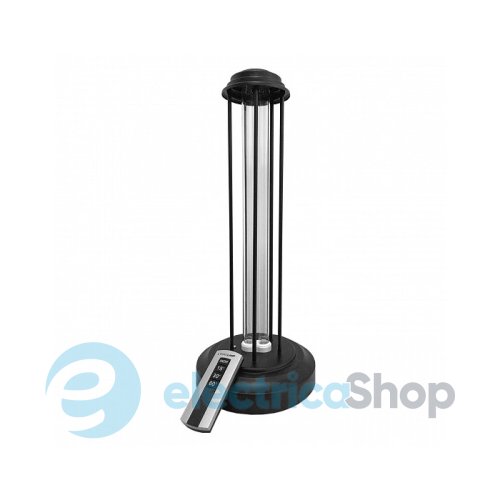 Бактерицидна лампа EUROLAMP UVMB-38 (black) безозонова на металевій підставці
