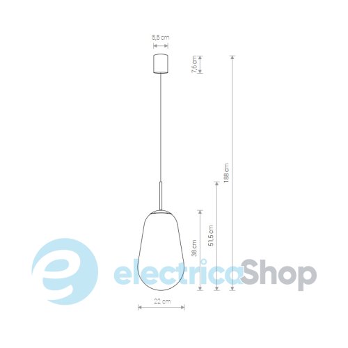 Подвесной светильник Nowodvorski PEAR M 8672