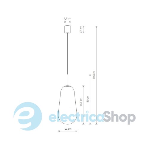 Підвісний світильник Nowodvorski PEAR L 8671
