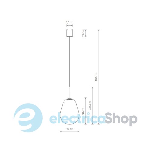 Підвісний світильник Nowodvorski PEAR S 8673
