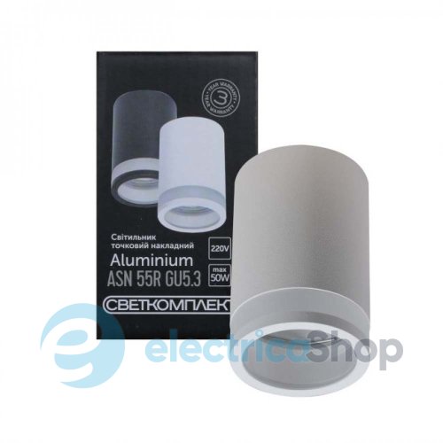 Накладной точечный светильник Светкомплект ASN 55R GU5.3 WH White