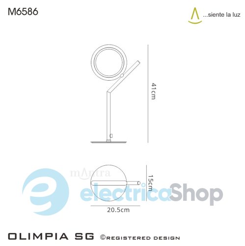 Настольная лампа Mantra Olimpia 6586