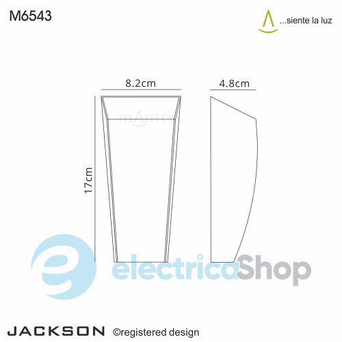 Уличный настенный светильник Mantra Jackson 6543