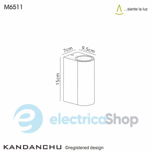 Уличный настенный светильник Mantra Kandanchu 6511