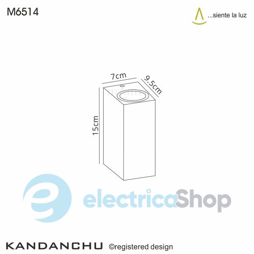 Уличный настенный светильник Mantra Kandanchu 6514