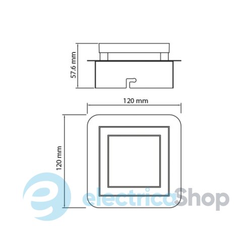 Потолочный светильник Horoz LIKYA-1 5W 036-007-0001-010 LED