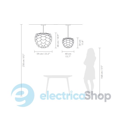 Світильник UMAGE Aluvia Ruby Red 2135