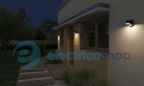 Уличный настенный светильник Kanlux DROMI LED EL-1 7W-GR (32530)