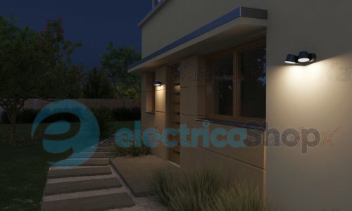 Уличный настенный светильник Kanlux DROMI LED EL-2 13W-GR (32531)