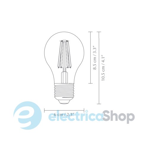 Лампа светодиодная UMAGE Idea 4026 6W LED Filament 2700K