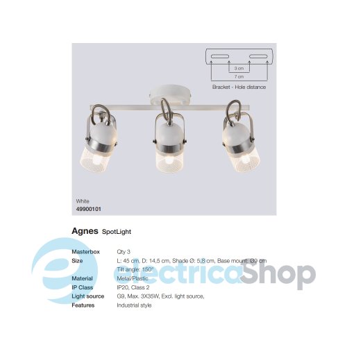 Спот Nordlux 49900101 AGNES