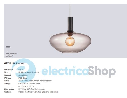 Підвісний світильник Nordlux ALTON 35 48973047