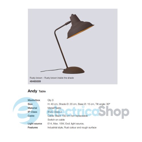 Настольная лампа Nordlux ANDY 48485009