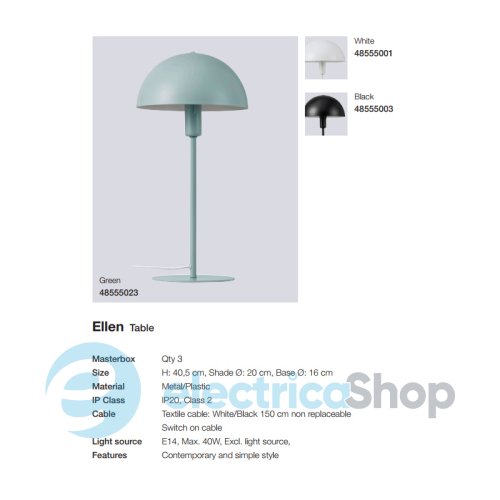 Настольная лампа Nordlux ELLEN 48555001
