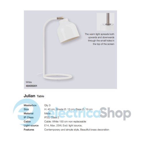 Настольная лампа Nordlux JULIAN 48405001