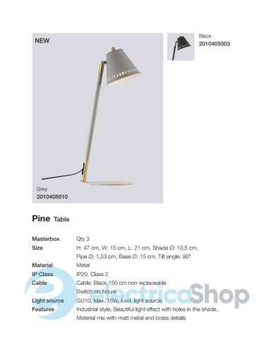 Настільна лампа Nordlux PINE 2010405010