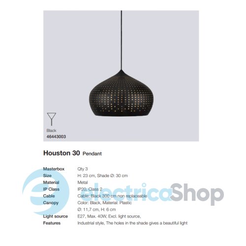 Підвісний світильник Nordlux HOUSTON 30 46443003