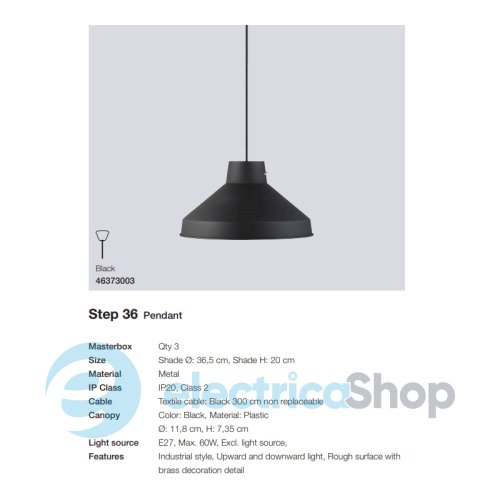 Підвісний світильник Nordlux STEP 36 46373003