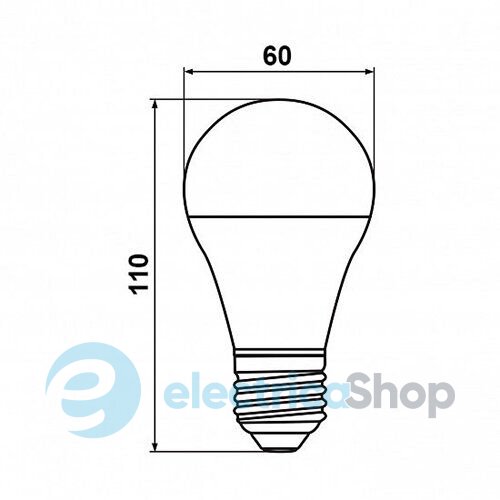 LED-лампа Biom BT-511 A60 12W E27 3000К матова