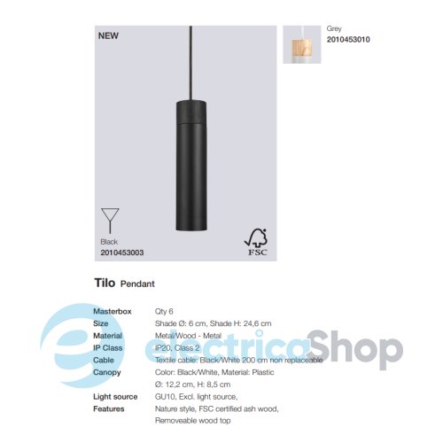 Подвесной светильник Nordlux TILO 2010453003