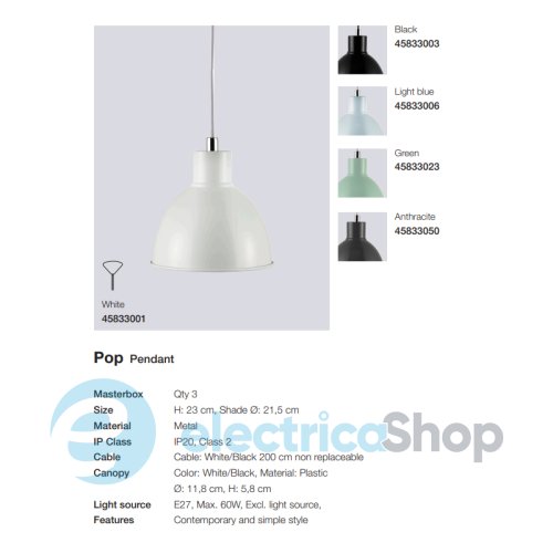 Подвесной светильник Nordlux POP 45833003