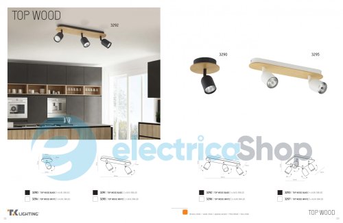 Светильник-спот TK-Lighting Top Wood 3295
