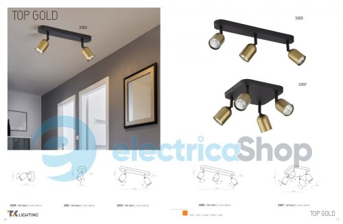 Светильник-спот TK-Lighting Top Gold 3303