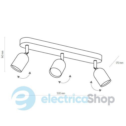 Светильник-спот TK-Lighting Top Gold 3305
