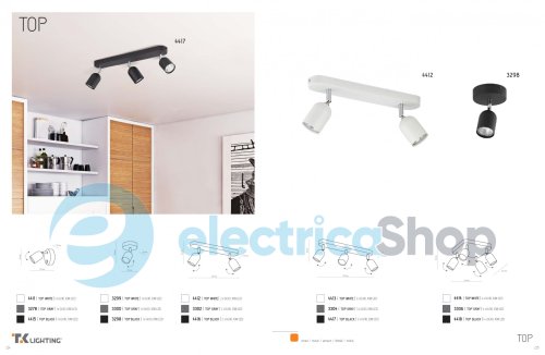 Светильник-спот TK-Lighting Top black 4417