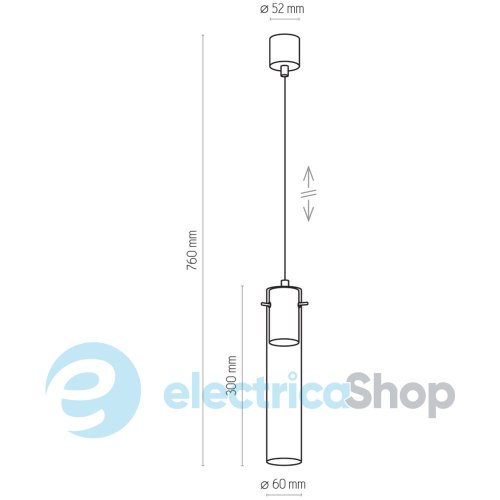 Підвісний світильник TK-Lighting LOOK GRAPHITE 3146