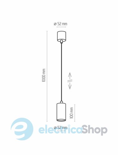 Підвісний світильник TK-Lighting LOGAN BLACK 4425