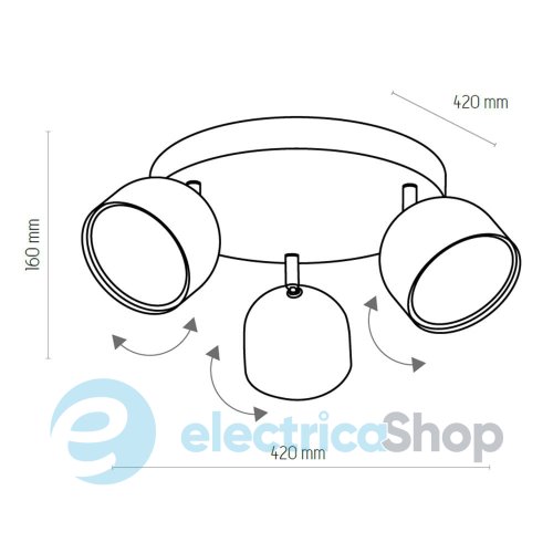 Светильник-спот TK-Lighting ALTEA 3418 white