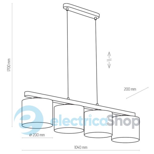 Подвесной светильник TK-Lighting TROY 3271