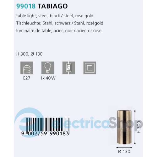 Настольная лампа Eglo TABIAGO 99018